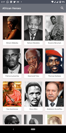 Android application African Heroes screenshort