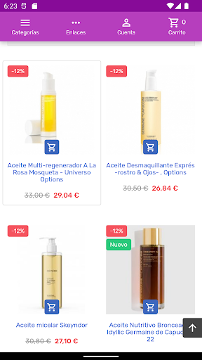 Naturex.es Screen 2