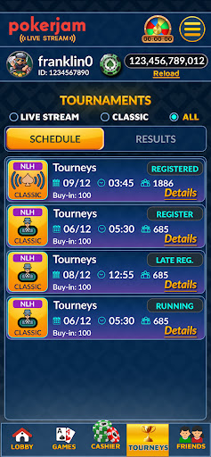 Pokerjam Screen 2