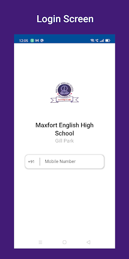 Android application Maxfort English High School screenshort
