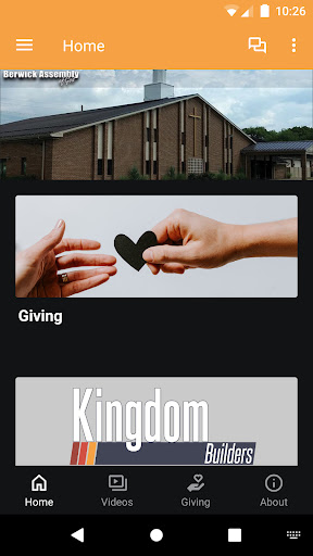 Android application Berwick Assembly of God screenshort