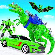 Flying Dino Transform Robot: Dinosaur Robot Games