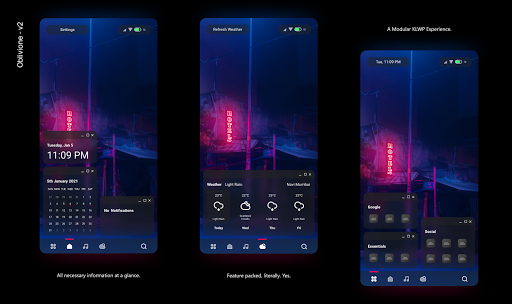 Oblivione KLWP Screen 3
