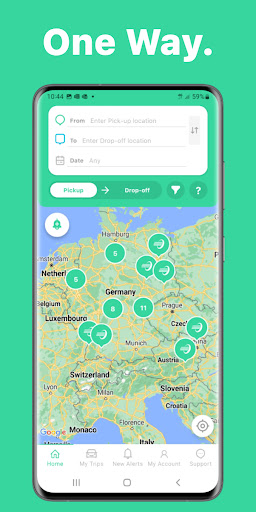 Android application Movacar screenshort