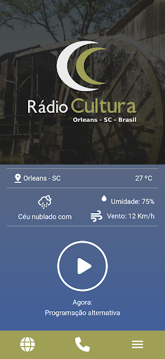 Rádio Cultura FM Orleans - SC Screen 2