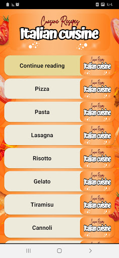 World Cuisine Recipes Screen 3