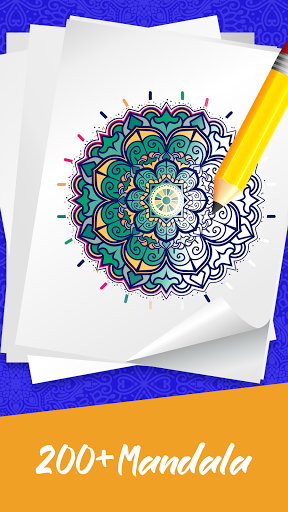Android application Mandala Coloring Book Game screenshort