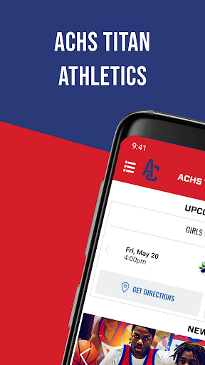 Android application ACHS Titan Athletics screenshort