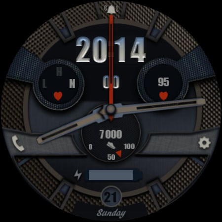 W-Design WOS040 - Watch Face Screen 3