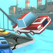 Escape The City Endless Car Games: Falling City 3D