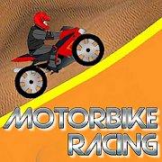 Champion Motorbike Climbing Race In The Desert