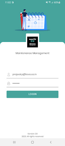 Android application SaarthiFX-Maintenance Mgmt screenshort