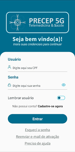 Android application PRECEP 5G screenshort