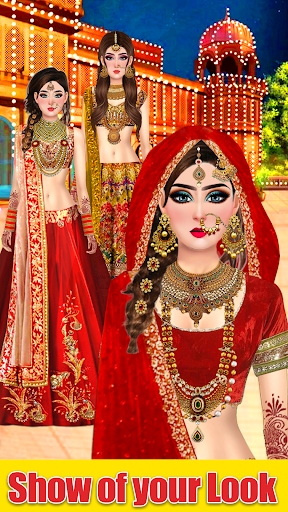Android application Indian Bridal Doll Dress Up screenshort