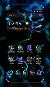 Thunder Theme – Cool Laser For PC installation