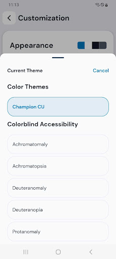 Champion CU Mobile Banking Screenshot