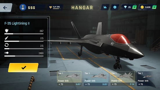 Sky Warriors: Flugzeugspiel Screenshot