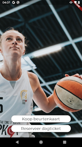 Android application Sportdienst HOGENT screenshort