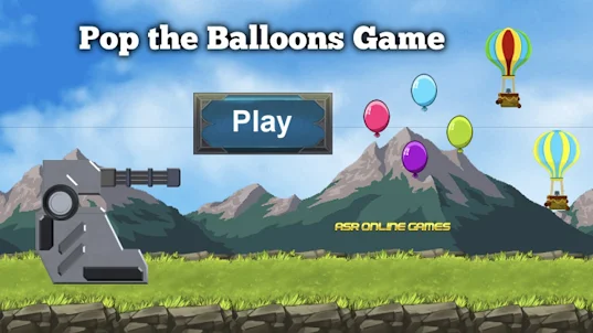 Pop the Balloons Game