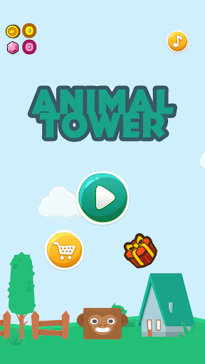 Android application Animal Tower screenshort