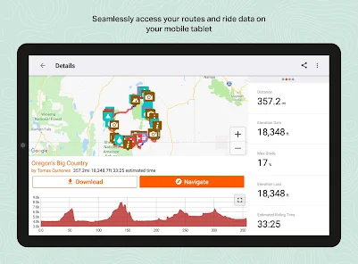 som resultat Overskyet violinist Ride with GPS: Bike Navigation - Apps on Google Play