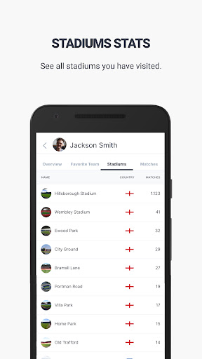 TheFans: Groundhopping app Screen 3