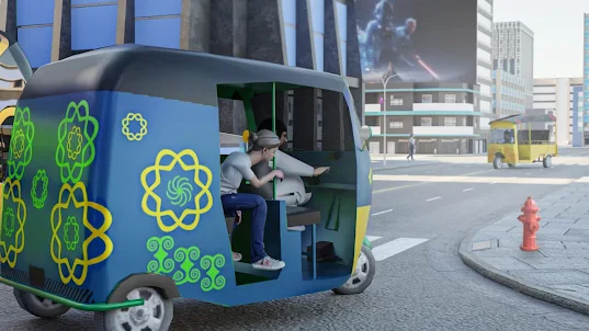 Modern Auto Rickshaw Driving