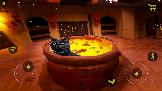 Baby Black and Yellow Cat 3D