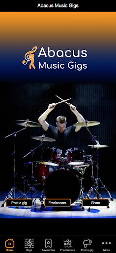 Android application Abacus Music Gigs screenshort
