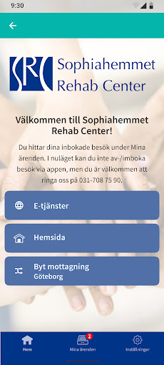 SRC Hälsa Online Screen 3