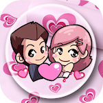 Cover Image of Download Romantic Couple Stickers for WhatsApp 1.0 APK