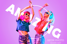 Neon Effect - Glitzy Shape Namのおすすめ画像2