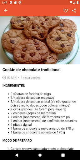 Receitas de Cookies (MARAVILHO Screen 3
