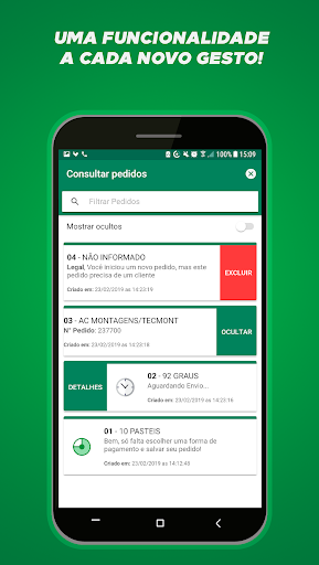 Softdib Pedidos Screen 3