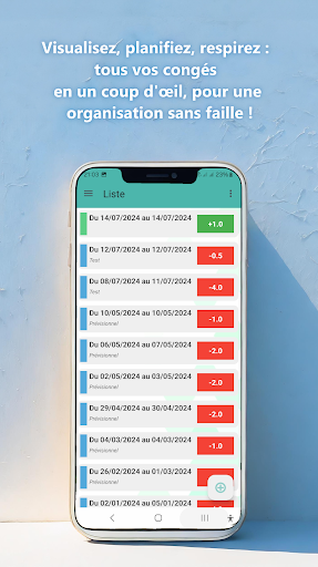Mon Suivi Congés Screen 3
