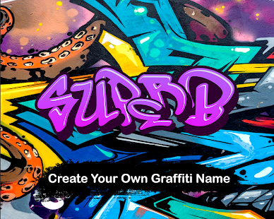Graffiti Name Art Creator Screenshot