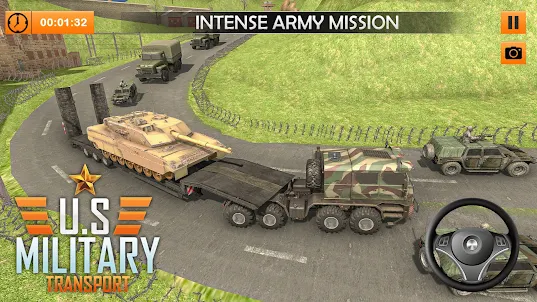 لعبة محاكاة شاحنة الجيش الأمري