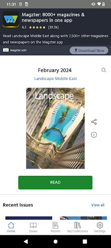Android application Landscape Middle East screenshort