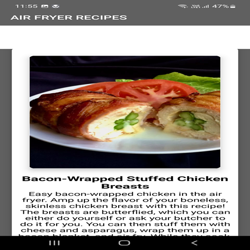 Android application Air Fryer Recipes screenshort
