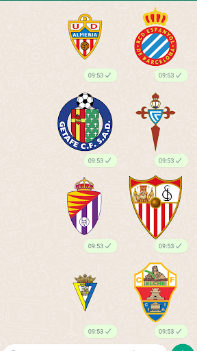 Spanish Football Stickers