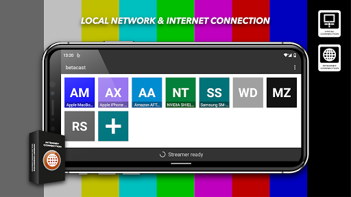 Android application betacast video remote desktop screenshort