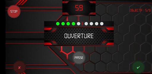 Android application indices et mot de passe screenshort