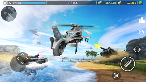 マッシブ・ウォーフェア : ヘリコプターvs タンク ゲームのおすすめ画像1