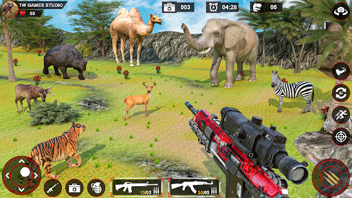Wild Dino Hunting Animal Games