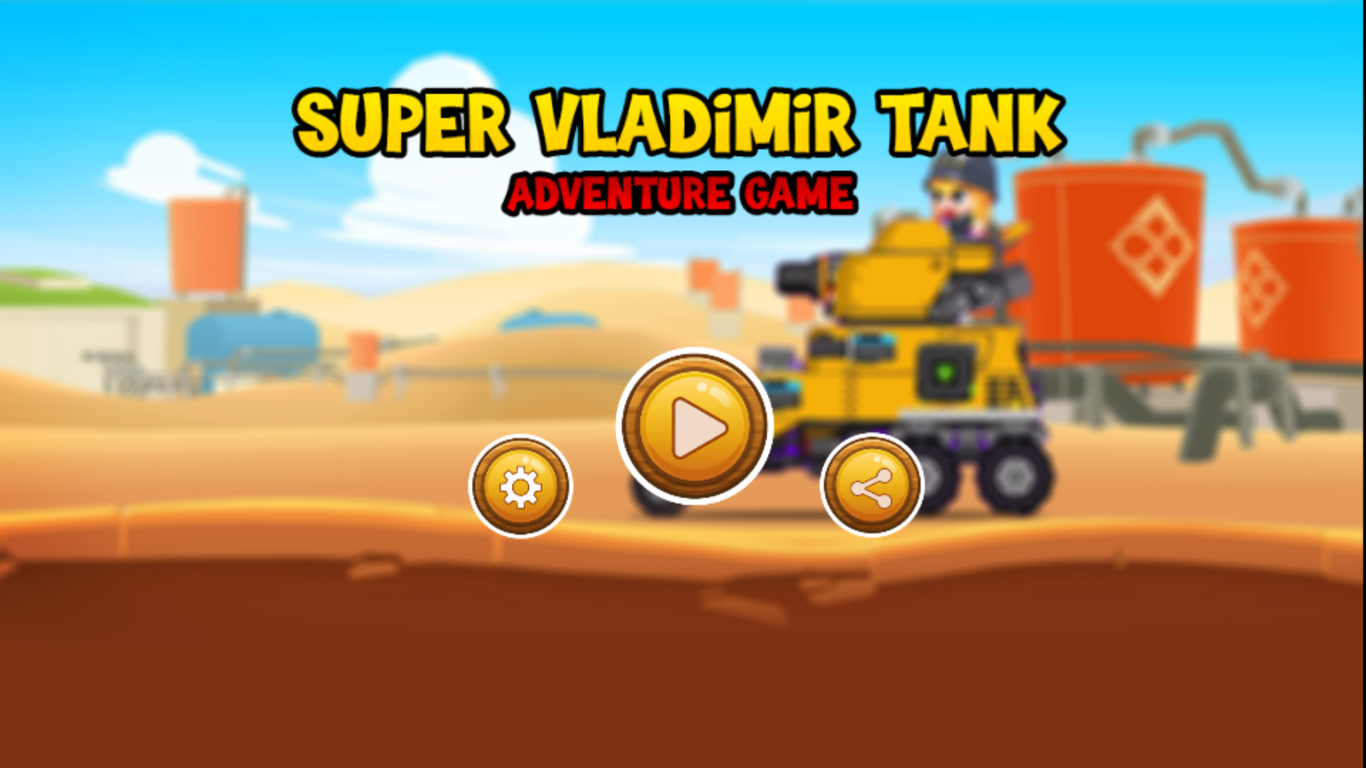 Super Tank Cartoon Rumble Game