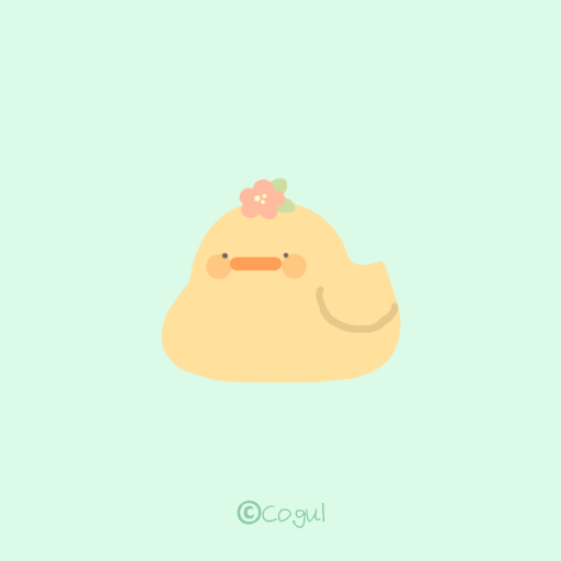 카카오톡 테마 - 말랑말랑오리_베이비민트 logo