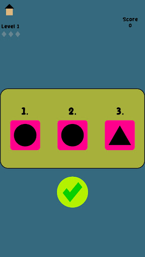 Android application Shapes Order screenshort
