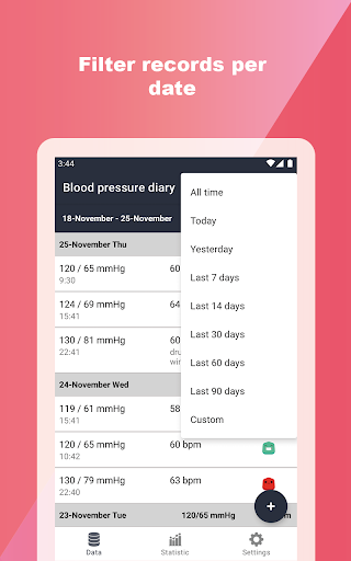Blood Pressure Diary