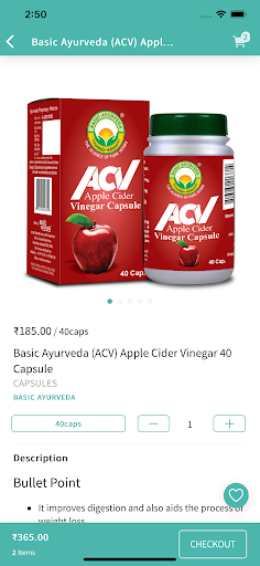 Basic Ayurveda Screen 3
