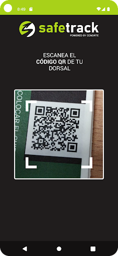 Android application SafeTrack screenshort